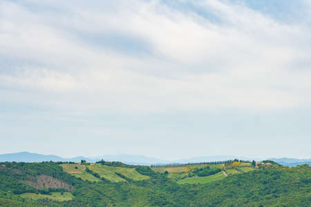 Summr Val d'orcia Tuscany, italyの写真素材