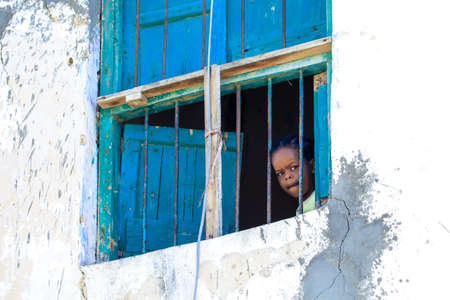 Berbera, Somaliland - November 10, 2019: Local people on the Berbera streetsのeditorial素材