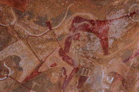 Amazing Inside View Pictures of the Laas Geel cave formations - an earliest known cave paintings in...