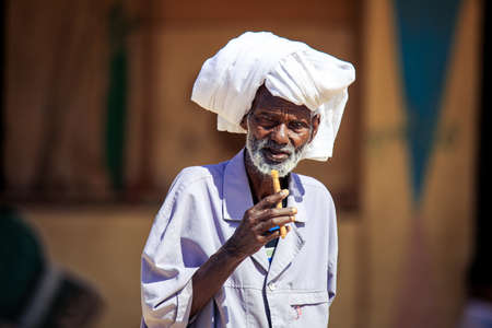 Hargeisa, Somaliland - November 10, 2019: Local Man in the Traditional Clothes on the Capital Streetsのeditorial素材