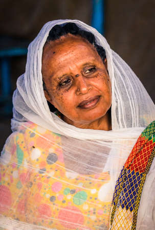 Asmara, Eritrea - November 01, 2019: Beautiful African Women on the Local Wedding Celebration