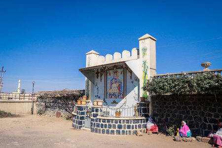 Asmara, Eritrea - November 02, 2019:  Local People on the Asmara Streetsのeditorial素材