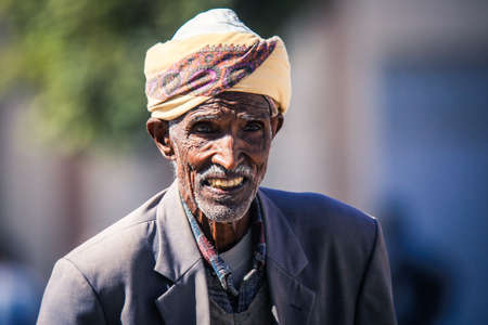 Asmara, Eritrea - November 02, 2019:  Local People on the Asmara Streetsのeditorial素材