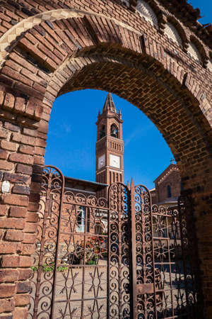 Old Brick Building of the Church of Our Lady of the Rosary in Asmara, Eritreaの写真素材