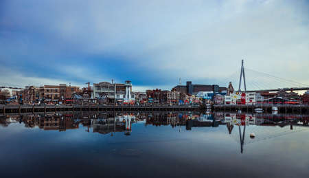 Osaka, Japan - January 11, 2020: Panoramic View to the Street of the Universal Studio Japan from the Bridgeのeditorial素材