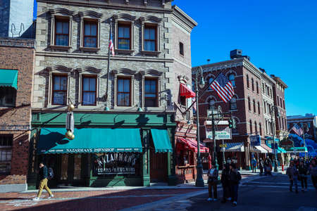 Osaka, Japan - January 11, 2020: Retro Style Wild West World in the Universal Studio Japanのeditorial素材