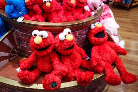 Osaka, Japan - January 07, 2020: Soft Toy Gift Shop in the Universal Studios Park