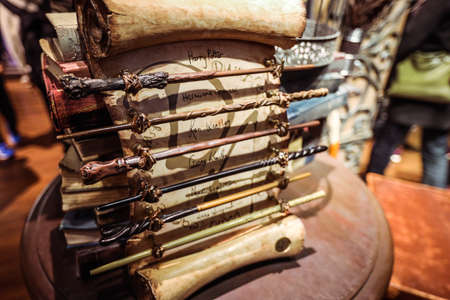 Osaka, Japan - January 11, 2020: Wizard World Souvenirs and Gifts Shop in the Universal Studios Japan Parkのeditorial素材