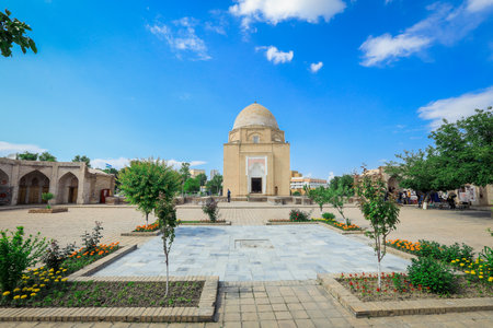 Bukhara, Uzbekistan - May 10, 20122: Samonides Memorial in the Old Townのeditorial素材