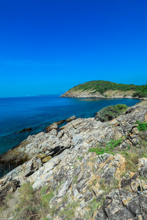 <p>Amazing View of the Wild Beach on the Koh Samet, Thailand</p>の写真素材