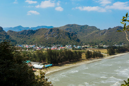 Natural View to to the Hua Hin Landscapes, Thailandの写真素材