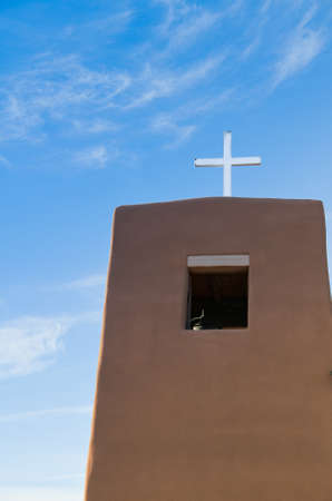 Adobe Mission Bell Towerの写真素材