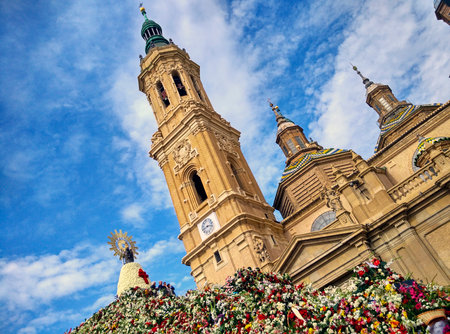 El Pilar, in Zaragoza (Spain)のeditorial素材