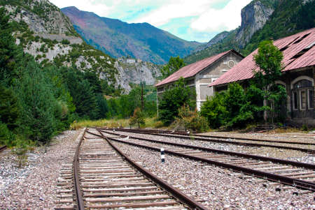 Railroad (Canfranc)の写真素材
