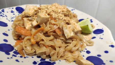 Thai food, original pad thaiの写真素材