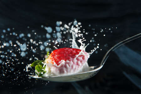 Strawberry milkの写真素材