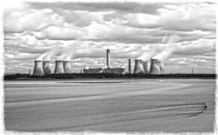 Where Clouds Are Made Monoの写真素材