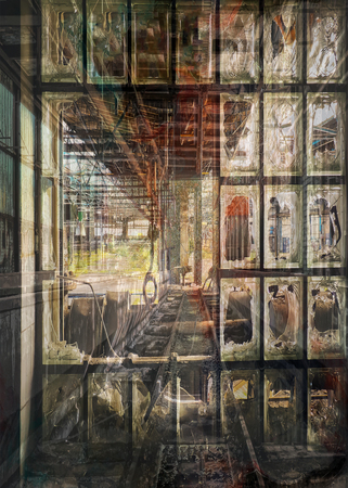 Waiting for a Trainの写真素材