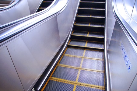 Escalator at the subway stationの写真素材