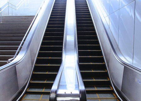 Escalator at the subway station