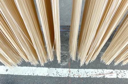 Kuanmiao noodles with close up in southern Taiwan