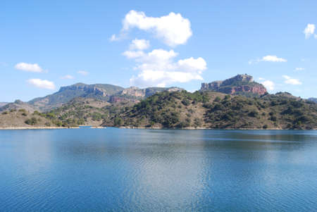 Siurana Reservoir Cornudella of Montsantの写真素材