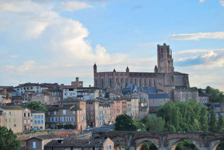 Albi, red city  Franceの写真素材