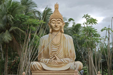 Buddha statue in Philippines の写真素材