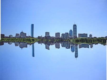 Boston skylineの写真素材