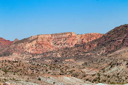 Delicate Arch Valley in Arches National Parkの写真素材