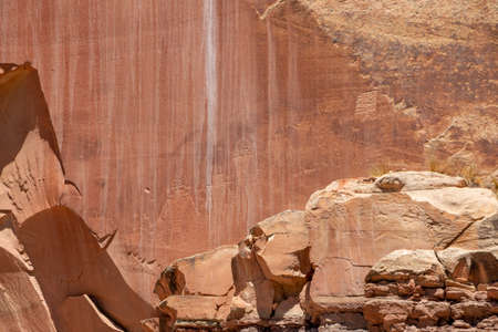 Freemont Petroglyphの写真素材