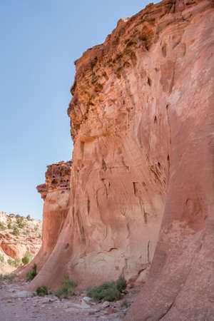 Shaded Cliff Areaの写真素材