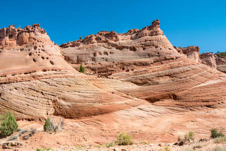 Striped Mountain Formationの写真素材