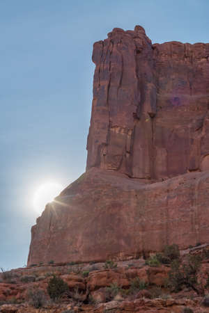 Sun Burst at Park Avenue Trailの写真素材