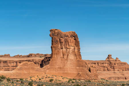 Sheep Rock at Park Avenue Trailの写真素材