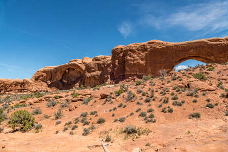 Beautiful North Window from Afarの写真素材