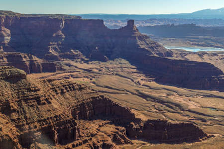 Beautiful Elevated View of Canyonの写真素材