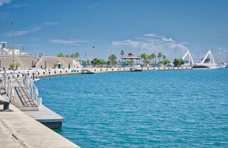 Port and yacht club of Valenciaのeditorial素材