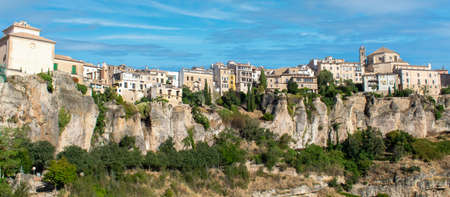 Overview of the monumental city of Cuenca, Spain