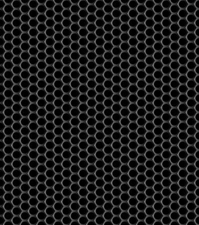 Metal grid texture and wallpaper on black backgroundのイラスト素材