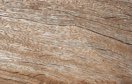 Cracked and cracked old wood plank texture and backgroundの写真素材