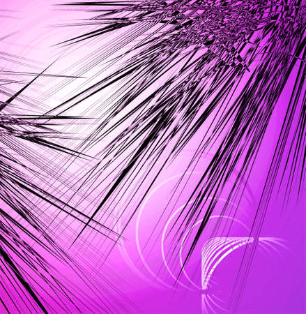 Colorful mixed Lines Abstract Backgroundの写真素材