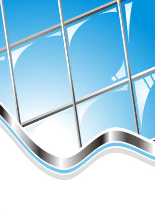 Colorful Business Background with abstract Windows backgroundのイラスト素材