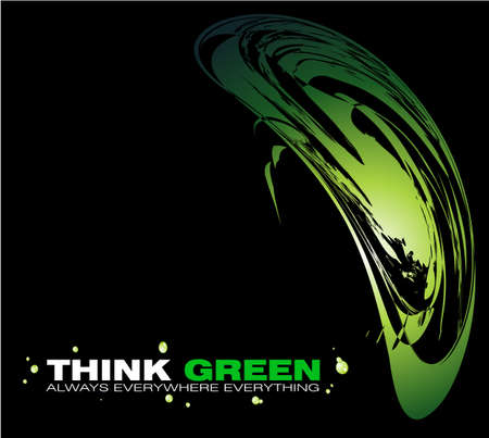 Abstract Green Concept Background to use for cover or brochureのイラスト素材