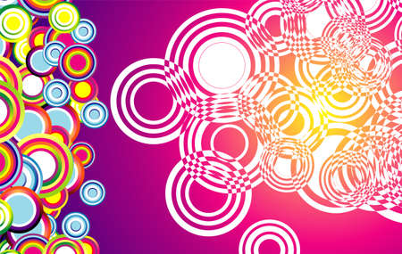 Colorful Abstract Bubble clouds 
 backgroundのイラスト素材