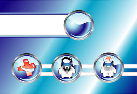 Medical Abstract card with text fieldのイラスト素材