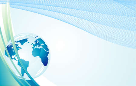 Glossy delicate blue earth icon to use like backgroundのイラスト素材