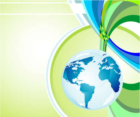 Think green background to use for brochure or coverのイラスト素材