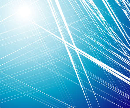 Colorful mixed Lines Abstract Backgroundのイラスト素材