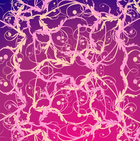 Colorful Abstract Fantasy flowers backgroundのイラスト素材